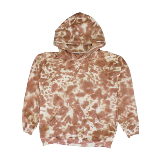 Mauve Tie-Dye Hoodie Pullover