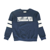 Navy Solid Sweatshirt Pullover