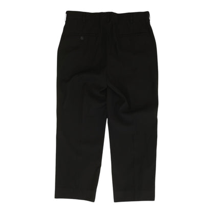 Black Solid Dress Pants