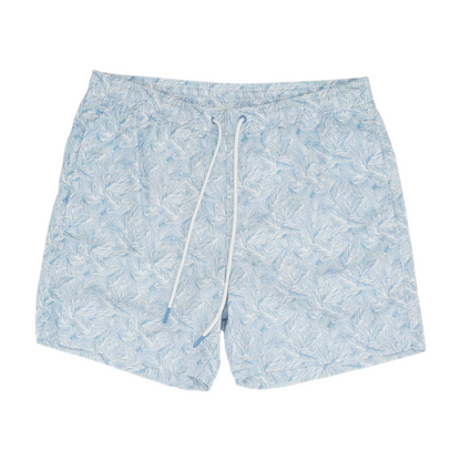 Blue Abstract Swim Bottom