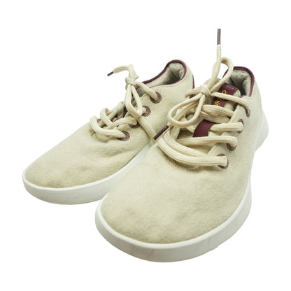 Beige Low Top Athletic Shoes