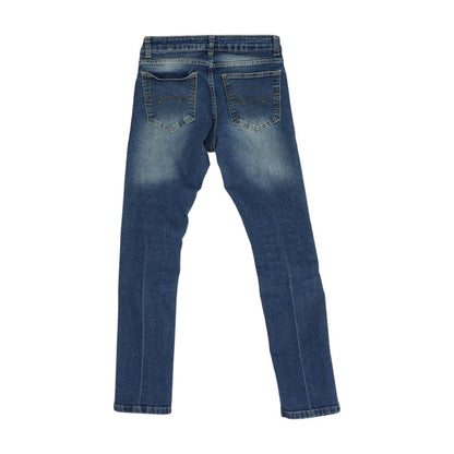 Blue Mid Rise Jeans