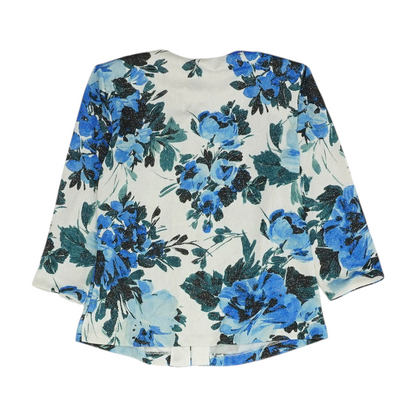 Blue Floral Cardigan
