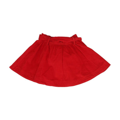 Red Solid Skirt
