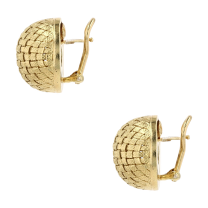 18K Yellow Gold Drop Earrings