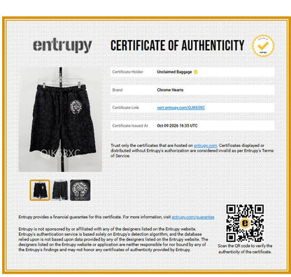Black Cemetery Cross All-Over Print Tonal Monogram Sweat Shorts