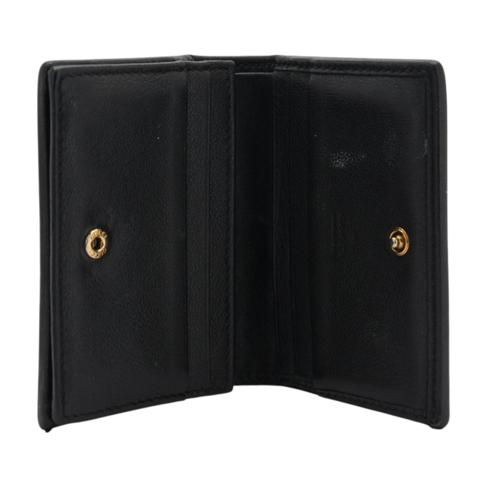 Diana Card Case Wallet in Black