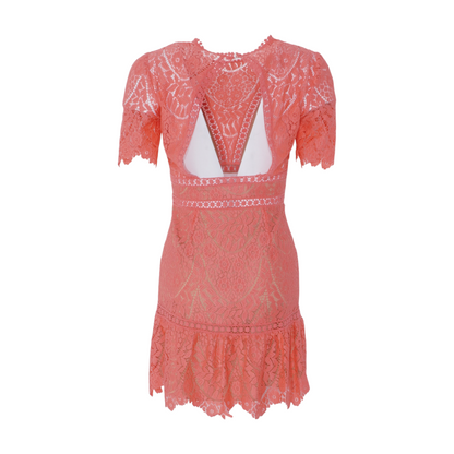 Coral Mini Dress