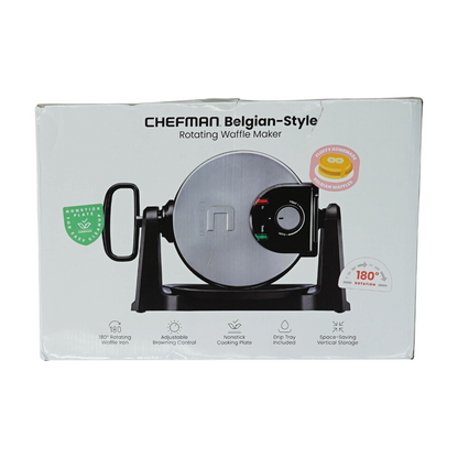 Belgian-Style Rotating Waffle Maker