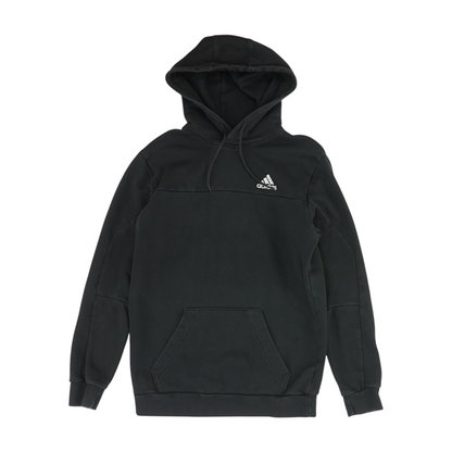 Black Solid Hoodie Pullover