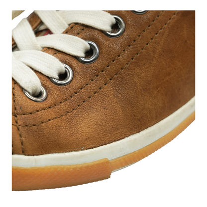 Brown Leather Trainers