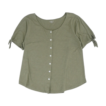 Green Button Down