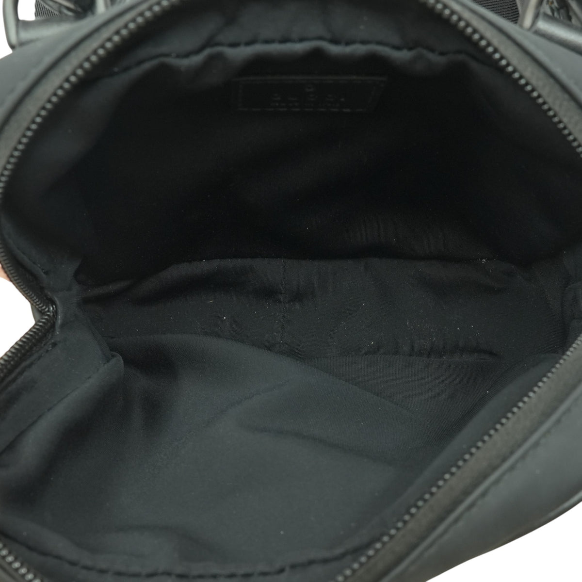 GG Rubber Effect Crossbody Bag in Black