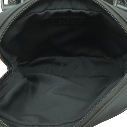GG Rubber Effect Crossbody Bag in Black