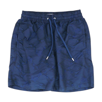 Navy Abstract Swim Bottom
