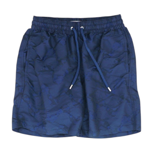 Navy Abstract Swim Bottom