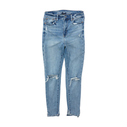 Blue Short Skinny Jeans