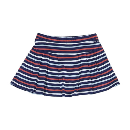 Navy Striped Skort