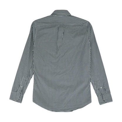 White Check Long Sleeve Button Down
