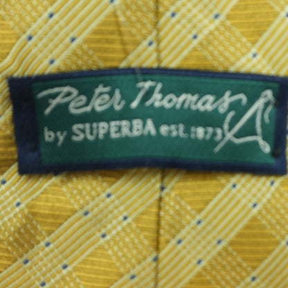 Yellow Plaid Neck Tie