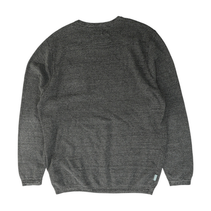 Gray Solid Pullover Sweater