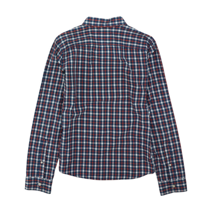 Multi Plaid Long Sleeve Button Down