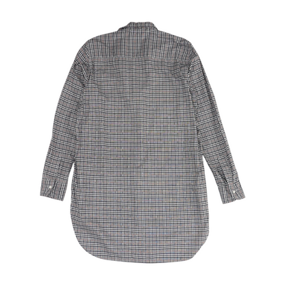 Navy Plaid Button Down