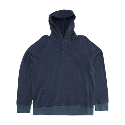 Blue Chevron Hoodie Pullover