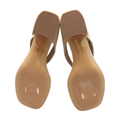 Tan Heeled Sandals