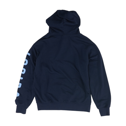 Navy Graphic Hoodie Pullover