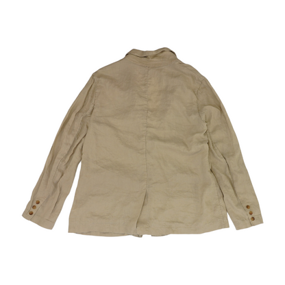 Tan Solid Blazer