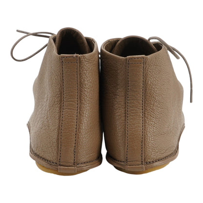 Car Shoe Ankle Boot in Brown Leather