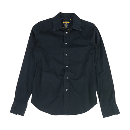 Navy Button Down