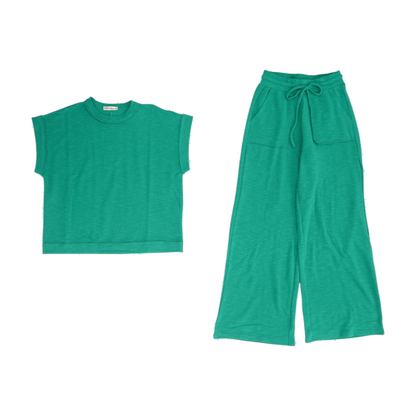 Zenana Green Solid Active Set – Image 1