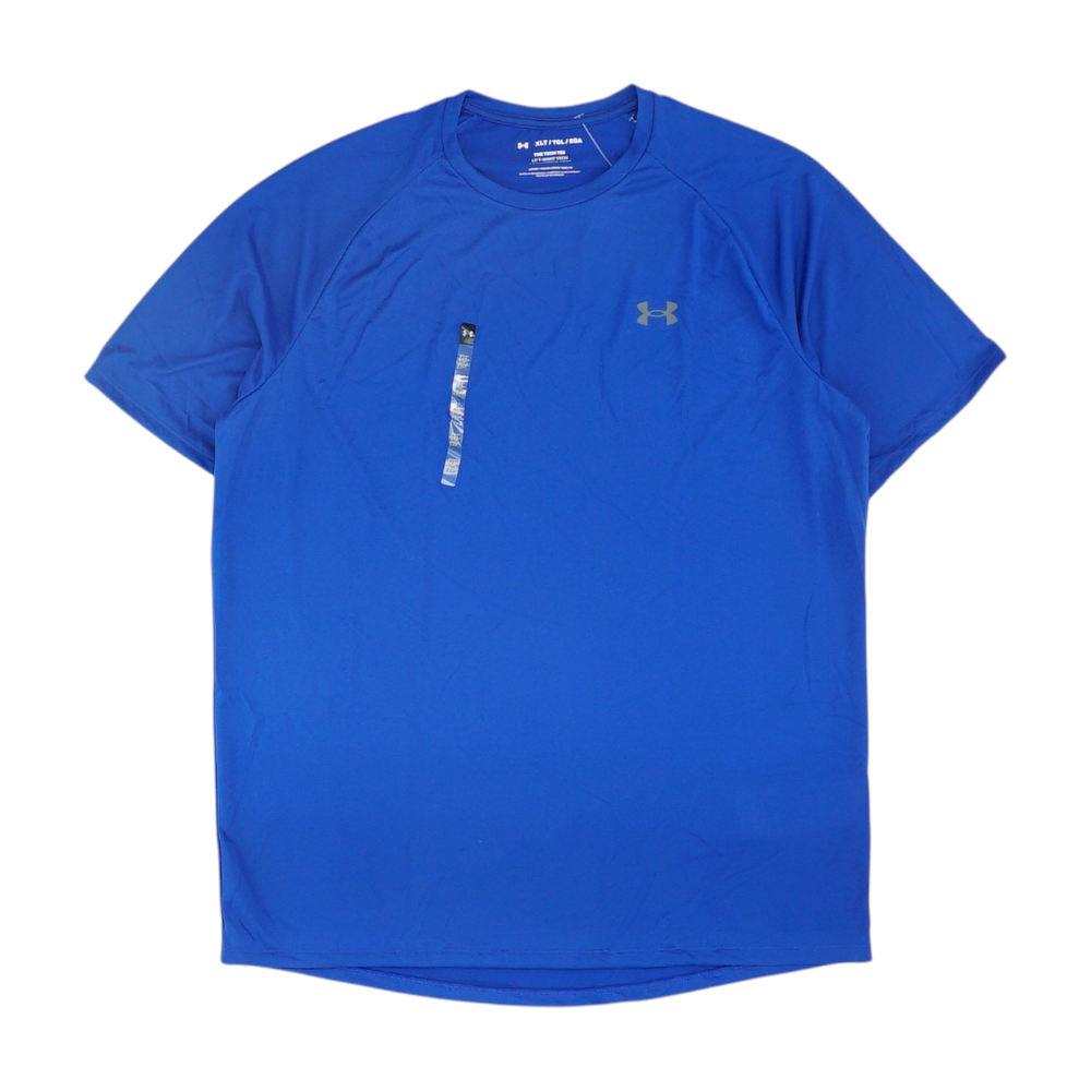 Blue Tall Solid Active T-Shirt
