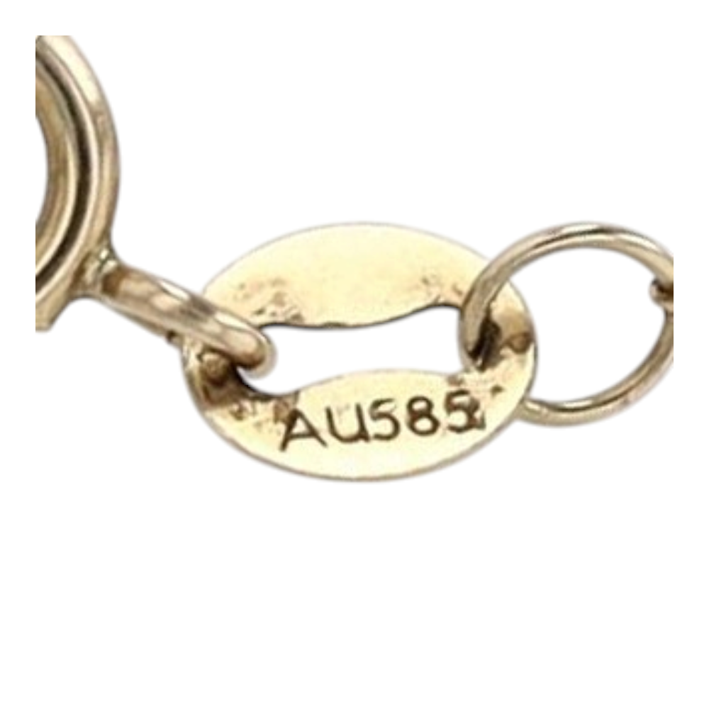 14K Two-Tone Gold Pendant Necklace