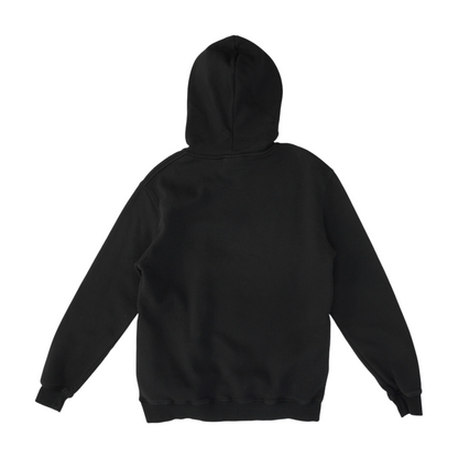 Black Solid Hoodie Pullover