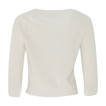 White Cardigan Sweater