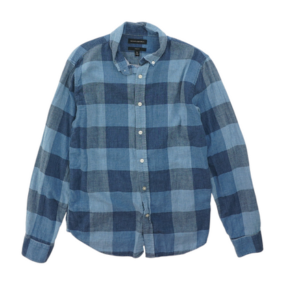 Blue Check Flannel Button Down
