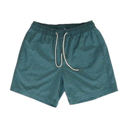 Green Print Swim Bottom