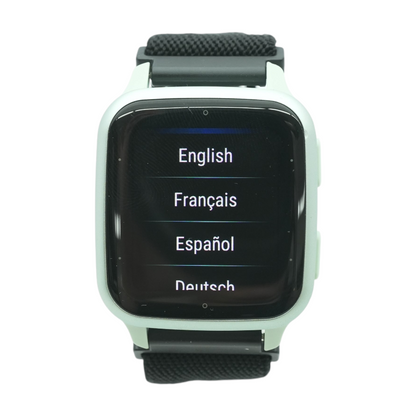 40mm VENU SQ 2 Green Smartwatch Black Band M/L