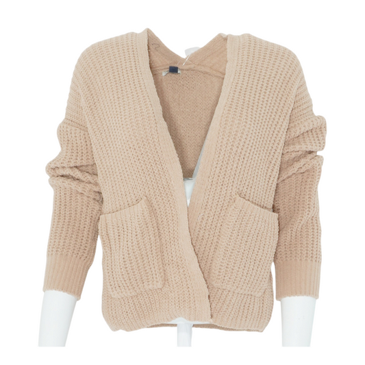Tan Cardigan Sweater
