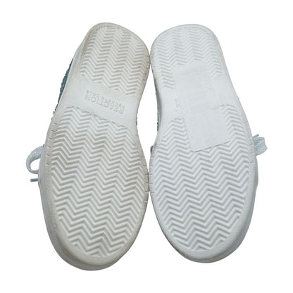 Silver Athletic Shoes