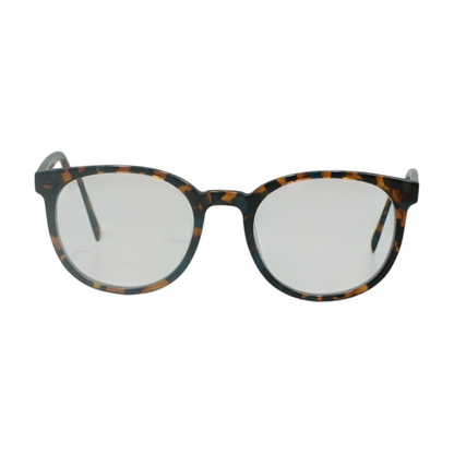 Brown Gillian M Round Prescription Eyewear