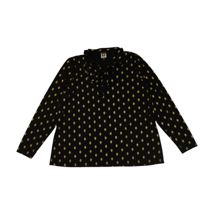 Beige Polka Dot Blouse