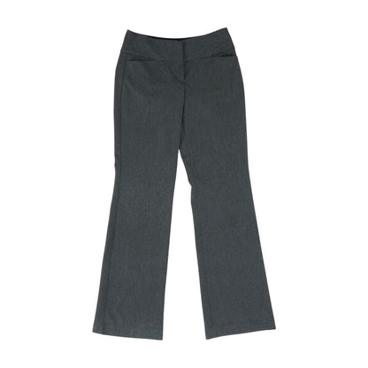 Gray Solid Dress Pants