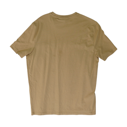 Tan Solid T-Shirt