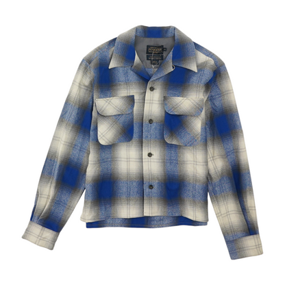 Gray Check Flannel Button Down