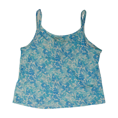 Blue Floral Blouse