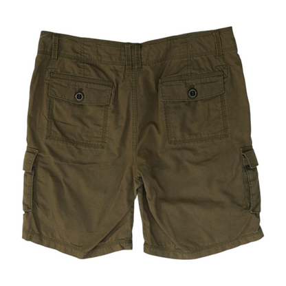 Olive Solid 5-Pocket Shorts